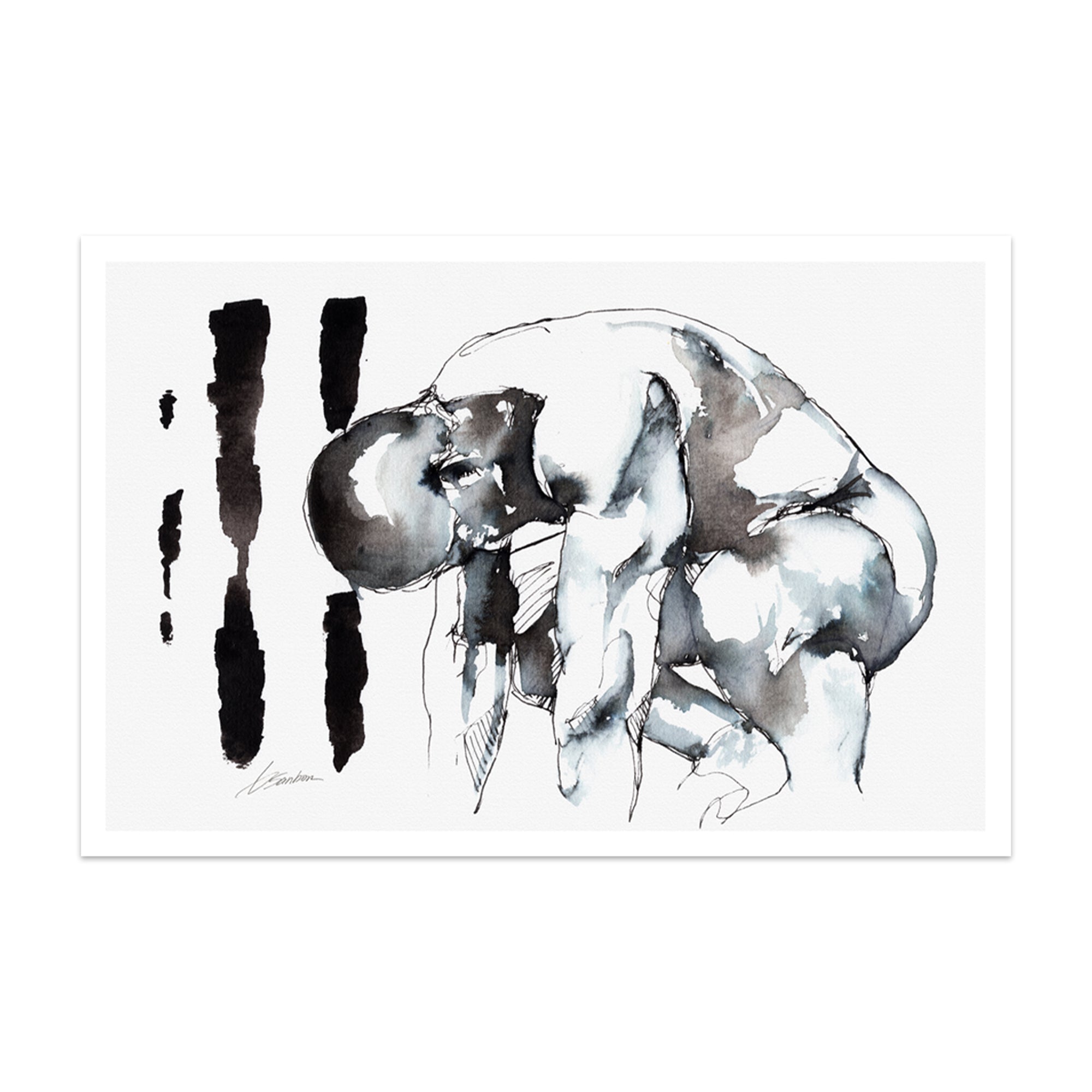 Weighted in Silence – Art Print Artist Brenden Sanborn