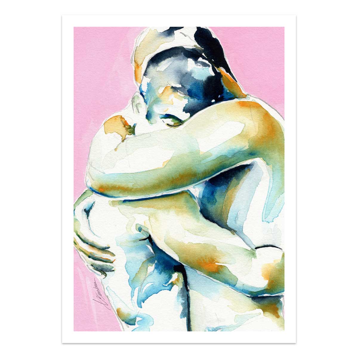 Holding You Close – Art Print Artist Brenden Sanborn
