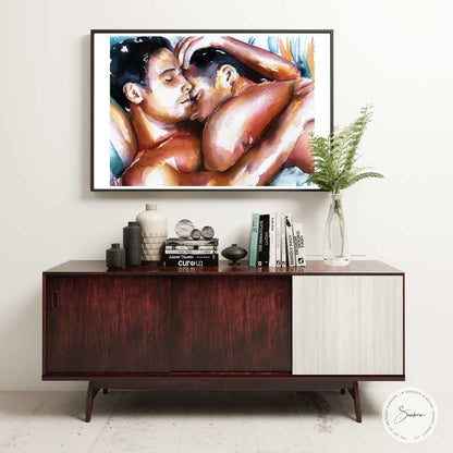 In His Arms - Giclee Art Print