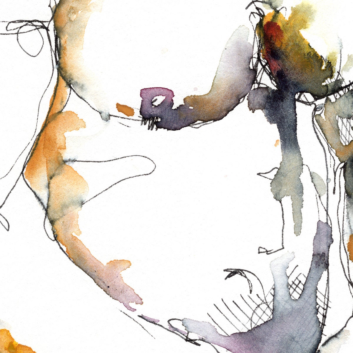 Todd Shirtless - Original Watercolor Painting Artist Brenden Sanborn