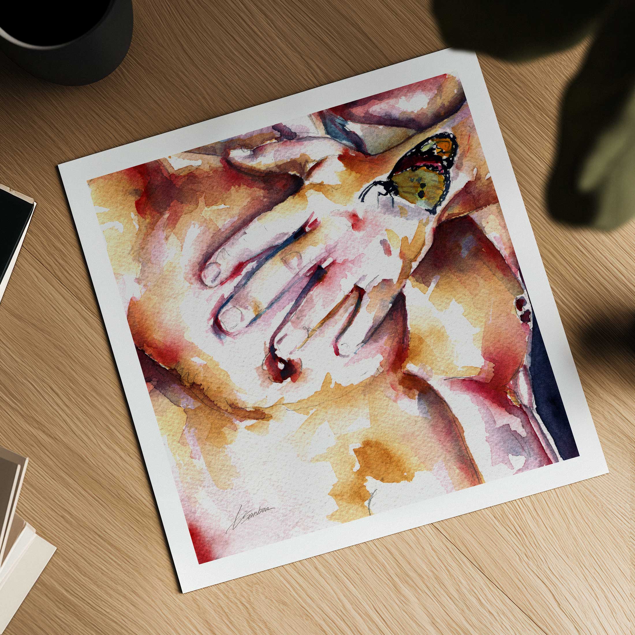 Butterfly Touch – Art Print