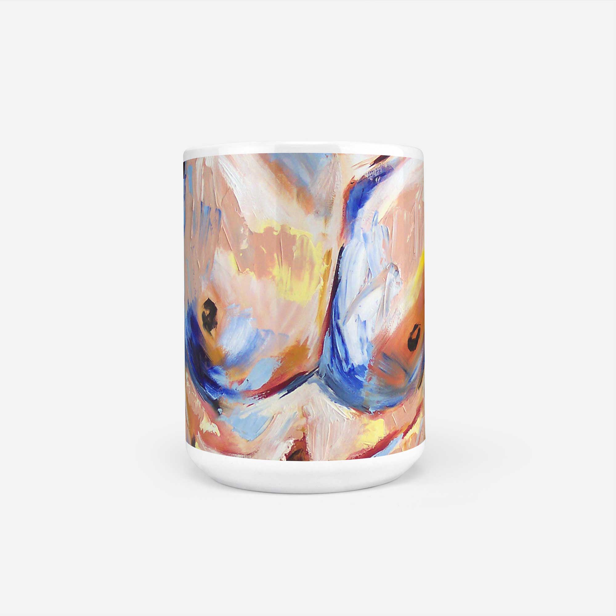 Abstract Nude Torso in Bold Strokes – 11oz & 15oz Mugs