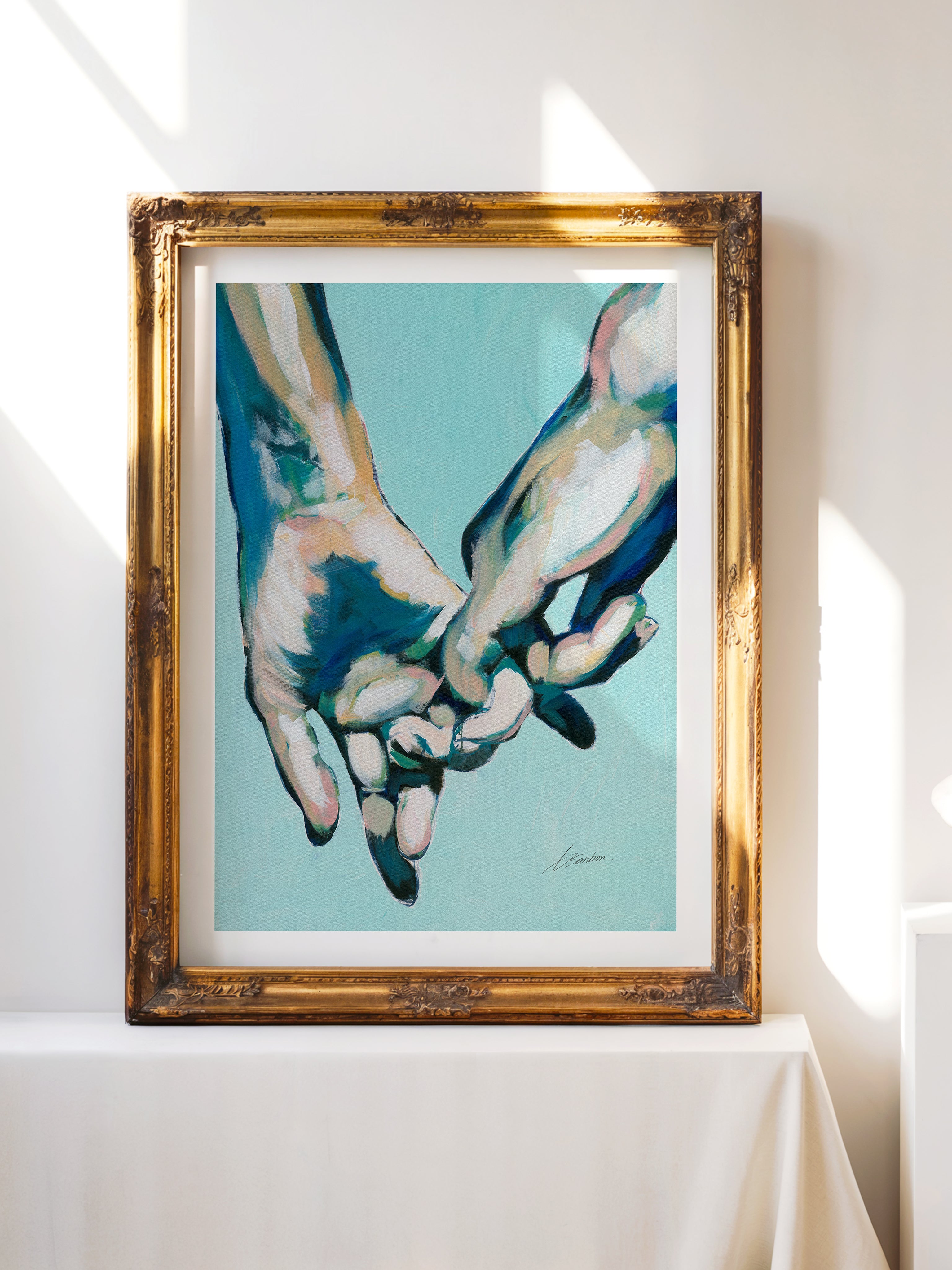 male figure art print Forever Love by Brenden Sanborn