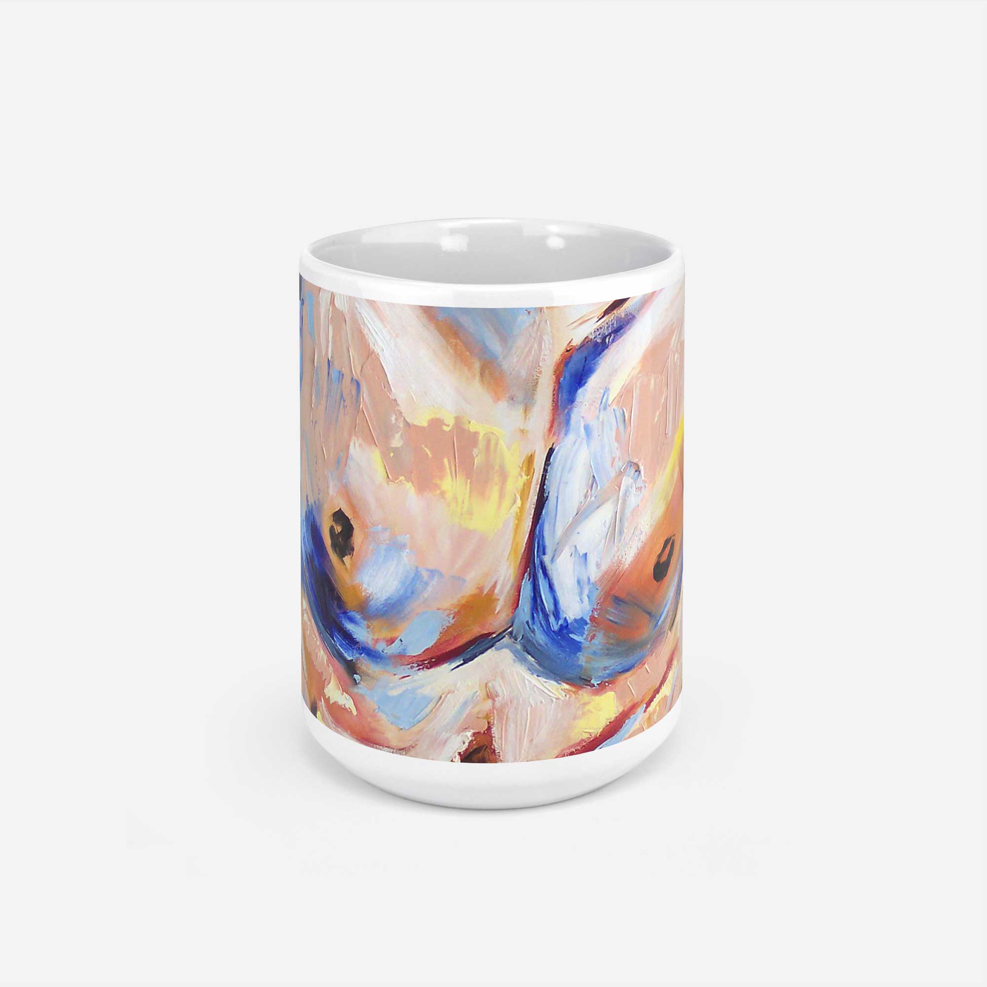 Abstract Nude Torso in Bold Strokes – 11oz & 15oz Mugs