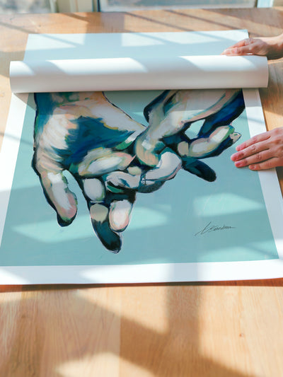 male figure art print Forever Love by Brenden Sanborn