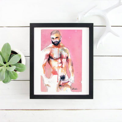 Sweet Tension – 6x9" Original Watercolor Artist Brenden Sanborn
