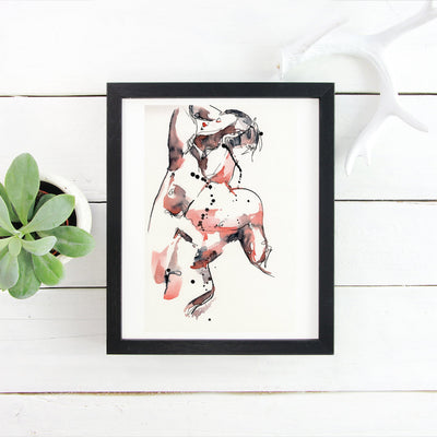 Before the Music Ends – 6x9" Original Watercolor Artist Brenden Sanborn