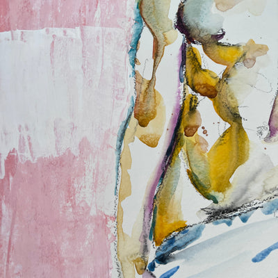 Wrapped in the Noise – 18x24" Original Acrylic Artist Brenden Sanborn