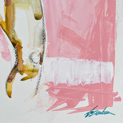 Wrapped in the Noise – 18x24" Original Acrylic Artist Brenden Sanborn