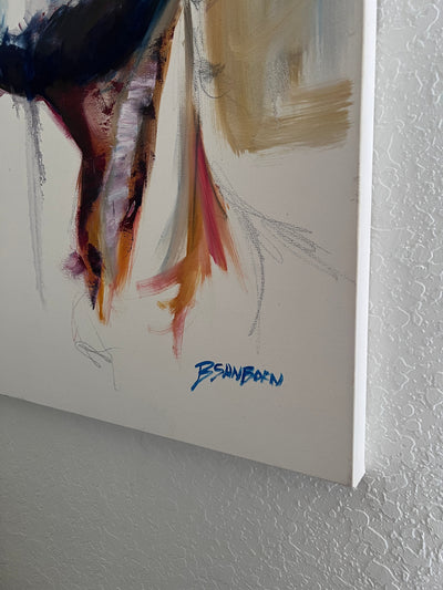 What Lingers in the Quiet – 30x40" Original Oil on Canvas Artist Brenden Sanborn