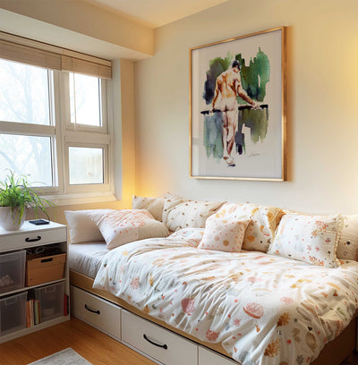 Barefoot by the Rail with a Soft Booty Glow – Art Print Artist Brenden Sanborn