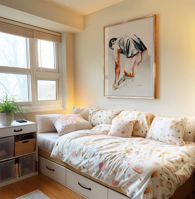 Half Dressed Bend and the Boldest Booty Peek – Art Print Artist Brenden Sanborn