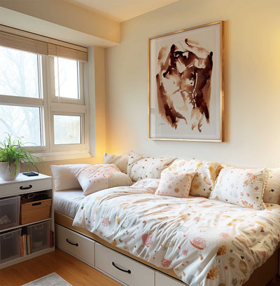 Abstract Male Nude in Instant Coffee Ink – Art Print Artist Brenden Sanborn