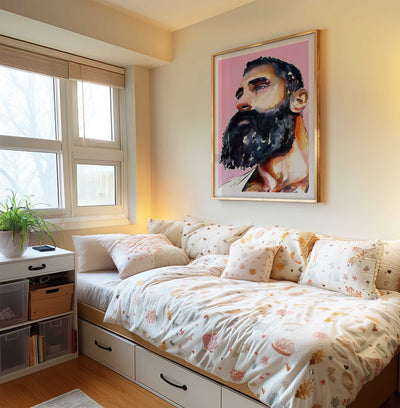 The Gaze Beneath the Beard – Art Print Artist Brenden Sanborn