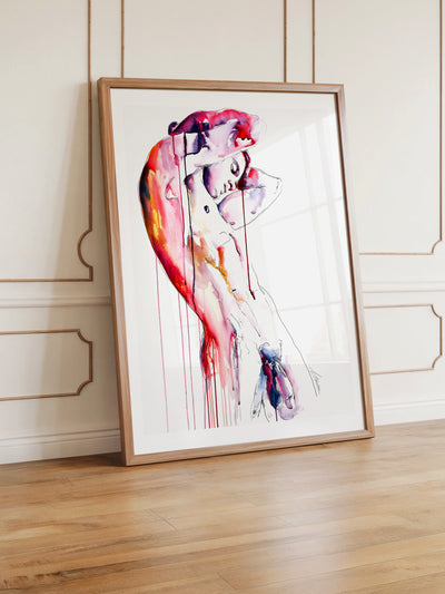male figure art print Unbound by Brenden Sanborn