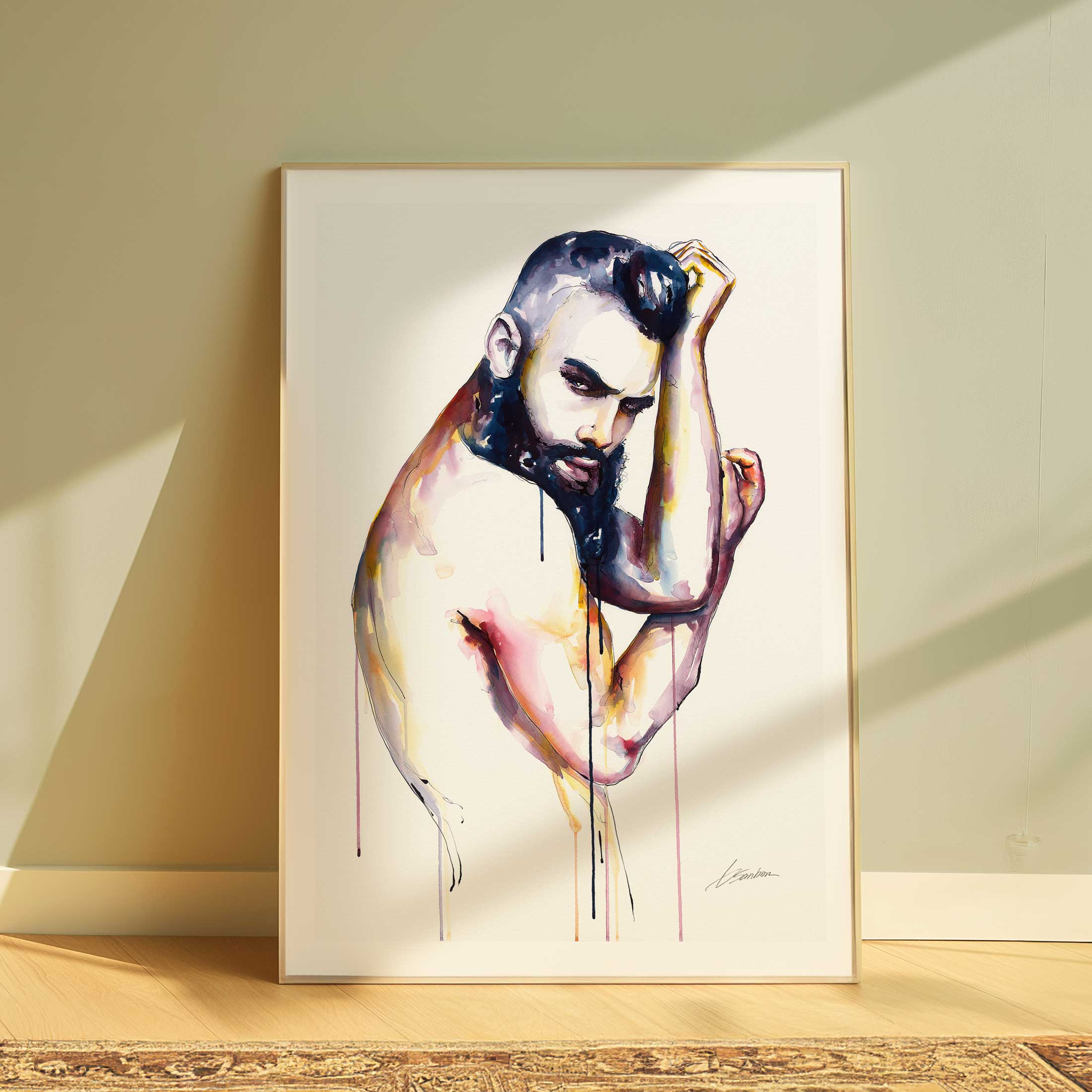 Soft Whispers of the Tender Man - Giclee Art Print