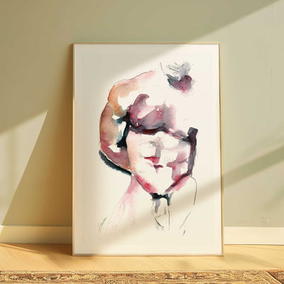 Man Posing in Mystery - Art Print Artist Brenden Sanborn