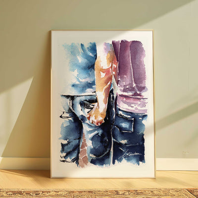 Love Found at the Festival - Art Print Artist Brenden Sanborn