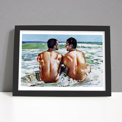 One Last Summer Swim - Art Print Artist Brenden Sanborn