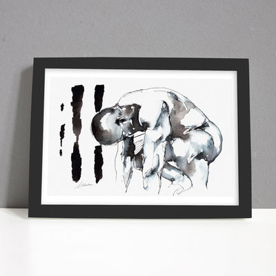 Weighted in Silence – Art Print Artist Brenden Sanborn