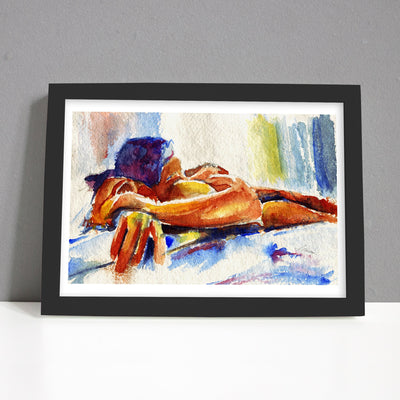 Sunlit Rest on Soft Sheets – Art Prin Artist Brenden Sanborn