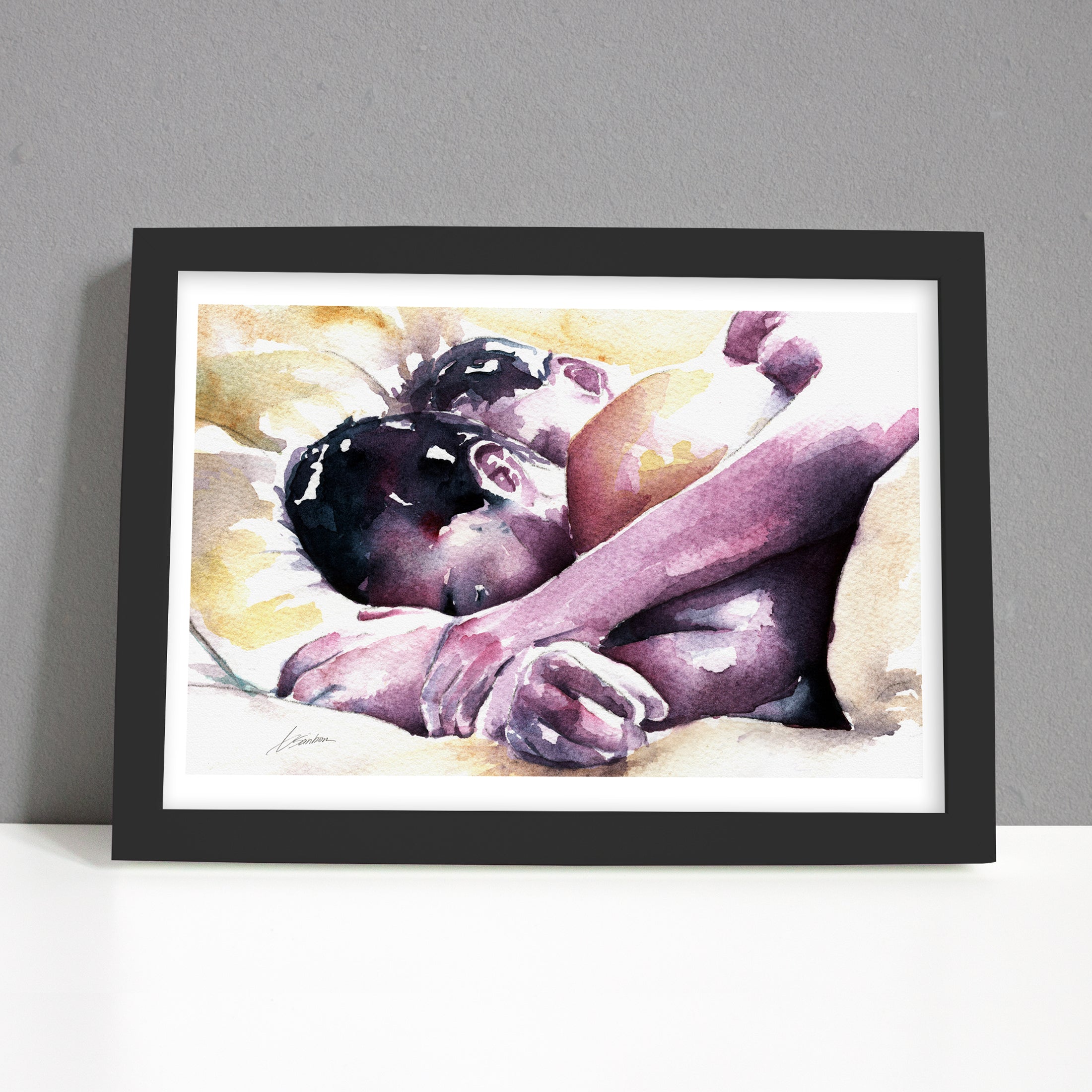 Soft Embrace in the Morning Light – Art Print