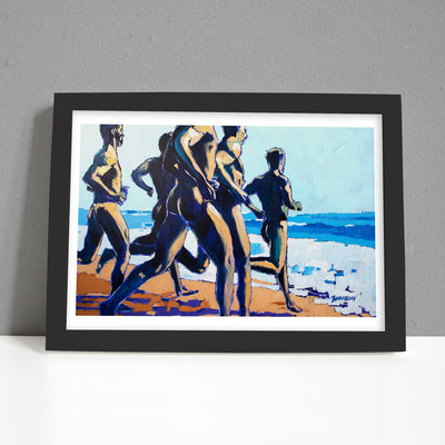 Peaches on the Shore – Art Print Artist Brenden Sanborn