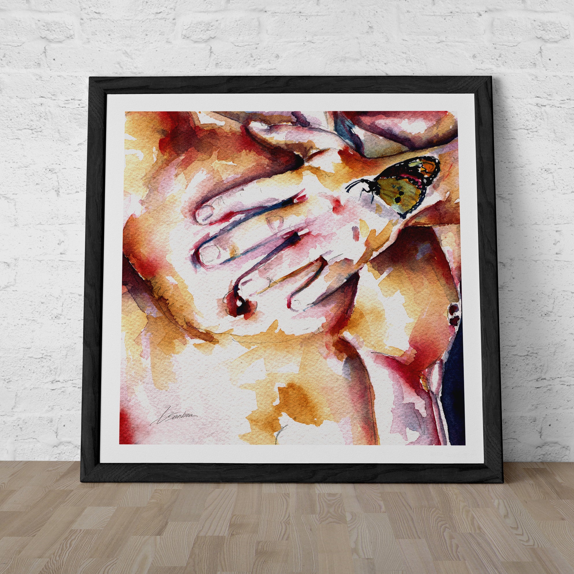 Butterfly Touch – Art Print