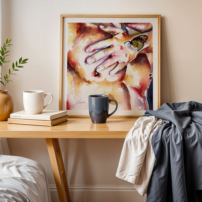 Butterfly Touch – Art Print Artist Brenden Sanborn