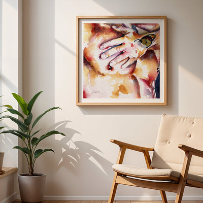 Butterfly Touch – Art Print Artist Brenden Sanborn