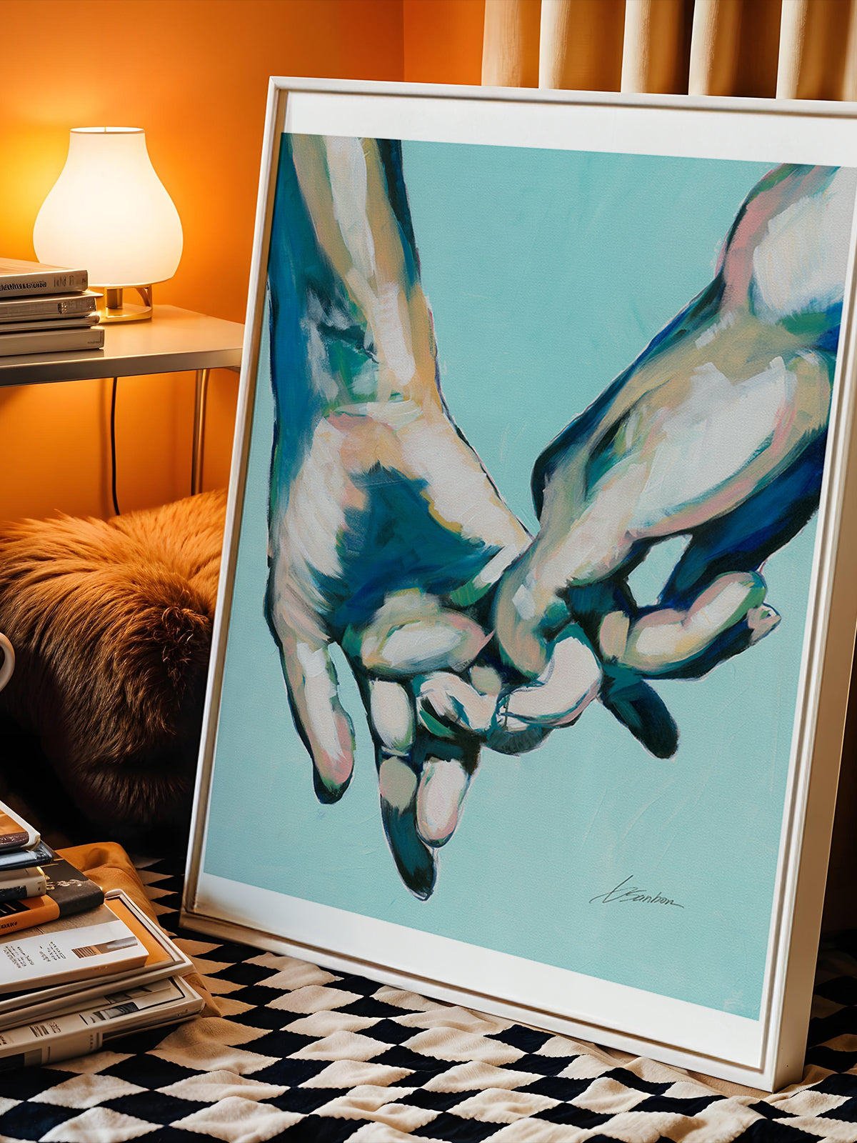 male figure art print Forever Love by Brenden Sanborn