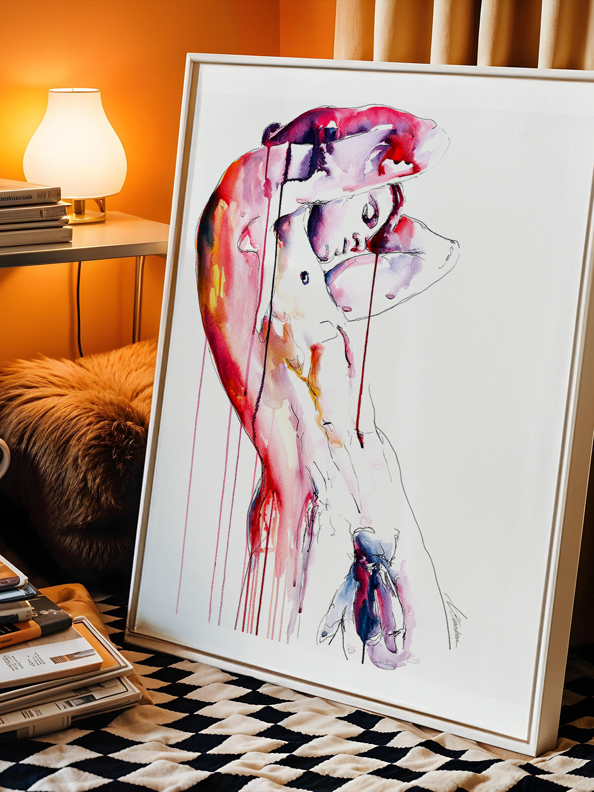 male figure art print Unbound by Brenden Sanborn