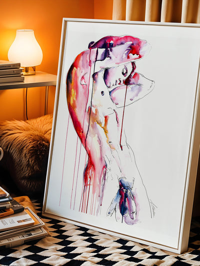 male figure art print Unbound by Brenden Sanborn
