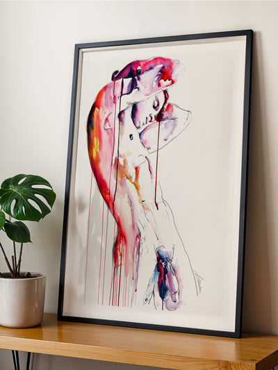 male figure art print Unbound by Brenden Sanborn