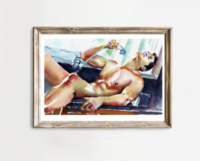 Wet and Wanting – Art Print Artist Brenden Sanborn