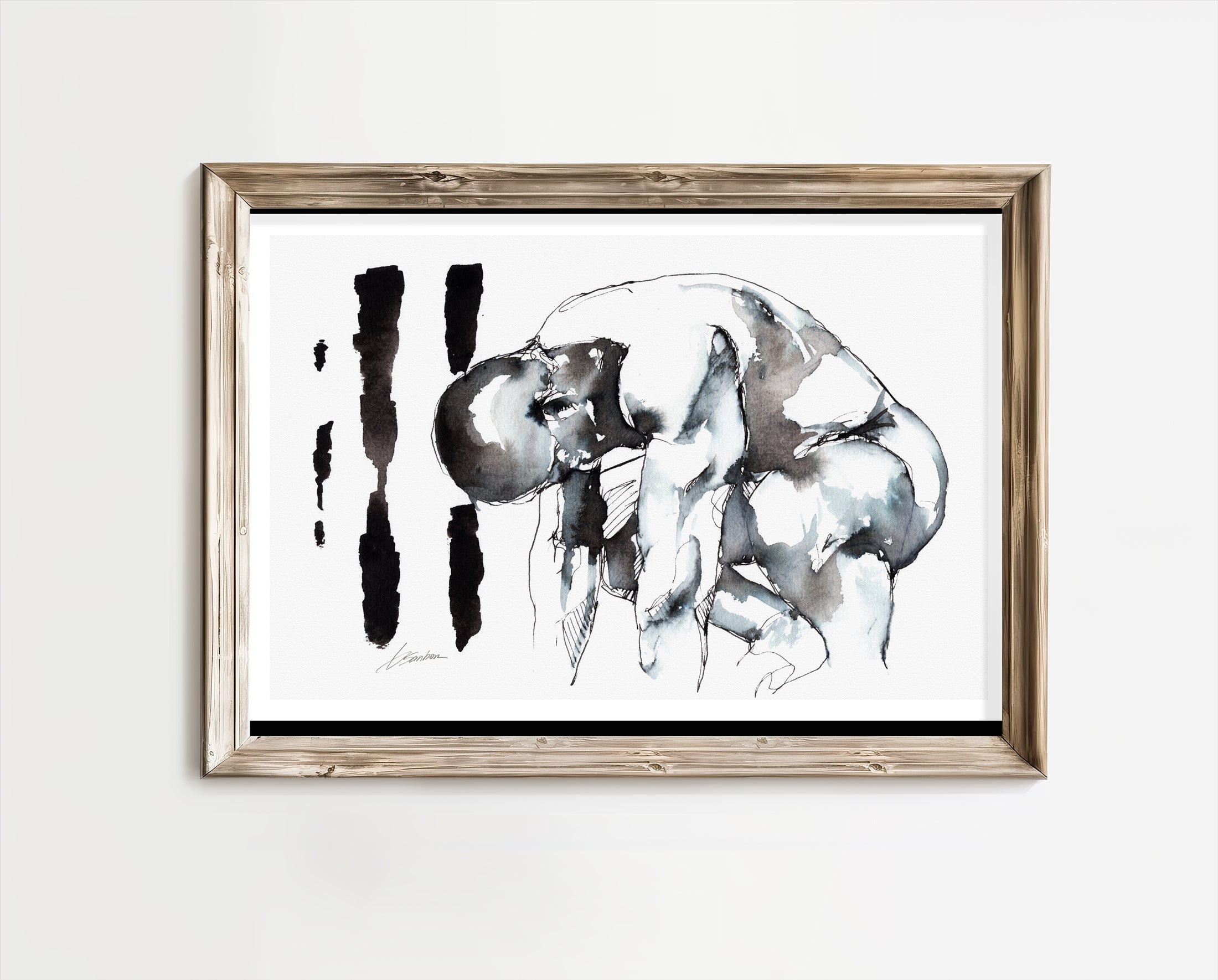 Weighted in Silence – Art Print