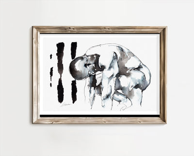Weighted in Silence – Art Print Artist Brenden Sanborn
