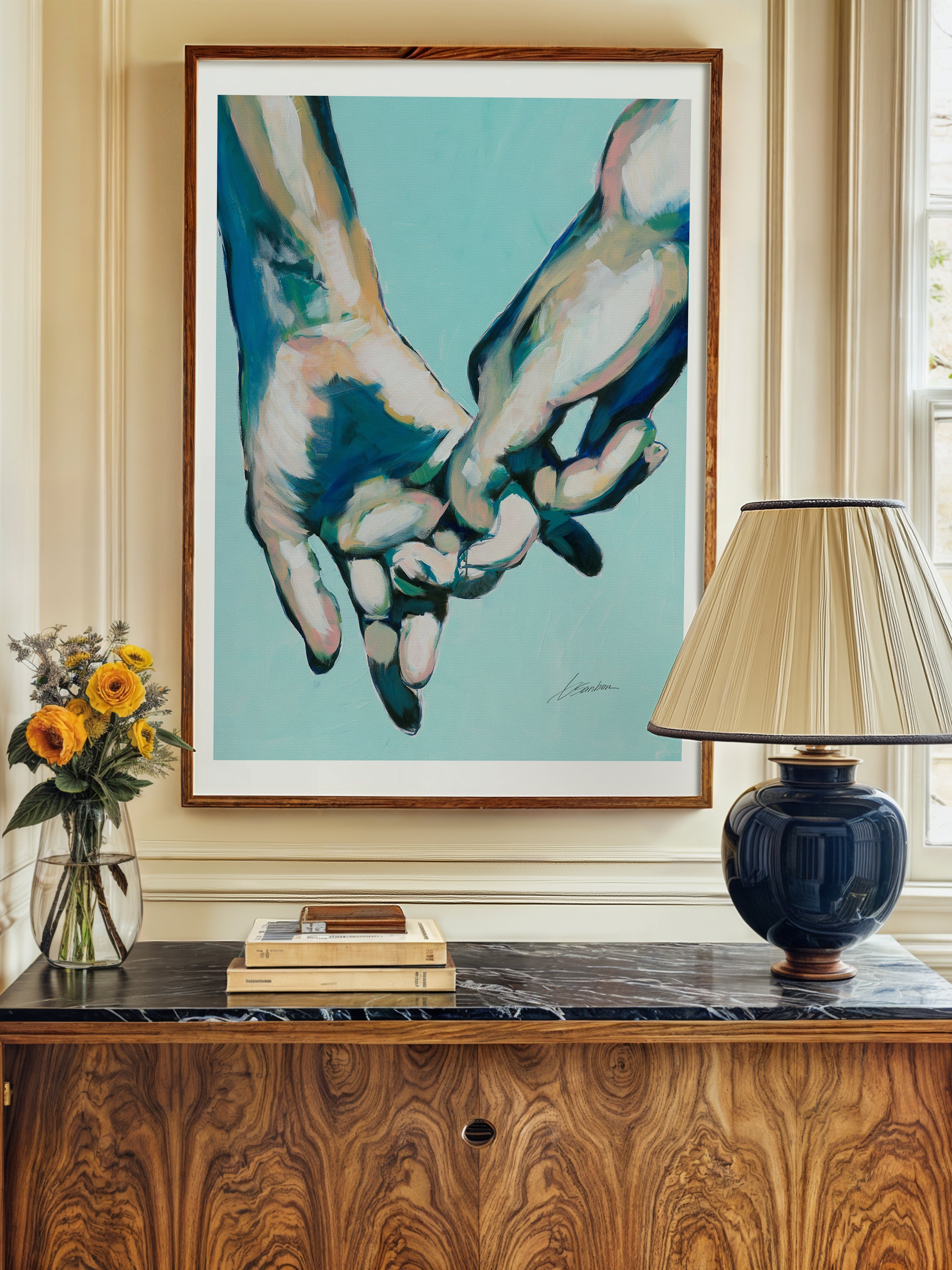 male figure art print Forever Love by Brenden Sanborn