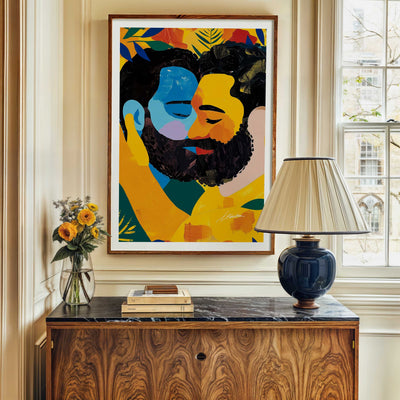 A Breath Before the Kiss – Art Print Artist Brenden Sanborn