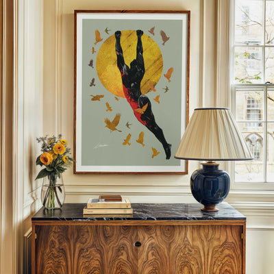 Golden Flight – Art Print Artist Brenden Sanborn