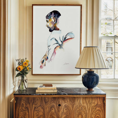 The Glance That Lingers – Art Print Artist Brenden Sanborn