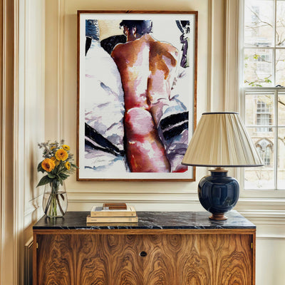 Soft Morning Light on Bare Skin – Art Print Artist Brenden Sanborn