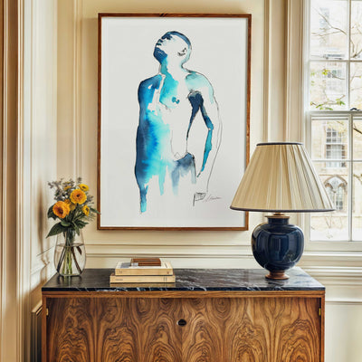 Blue Skies Gaze – Art Print Artist Brenden Sanborn