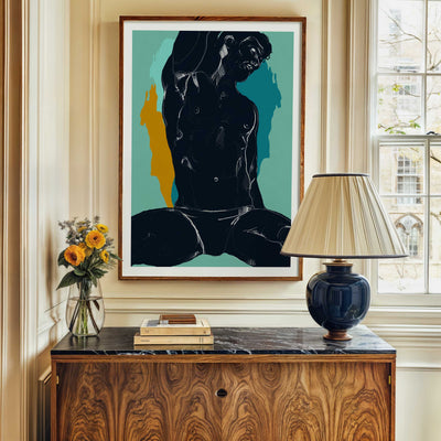 Draped in Midnight Bare Beneath – Art Print Artist Brenden Sanborn