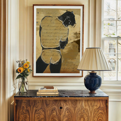 Faded Whispers on His Skin – Art Print Artist Brenden Sanborn