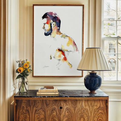 The Shape of Him in Motion – Art Print Artist Brenden Sanborn