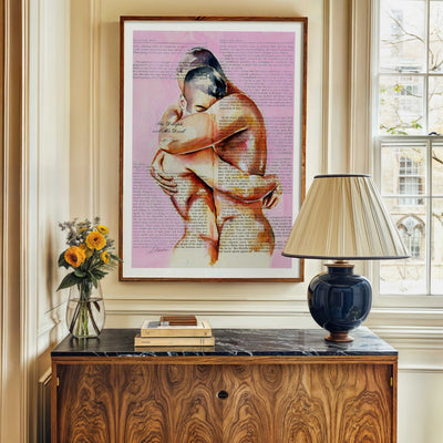 Love Written in Their Arms – Art Print Artist Brenden Sanborn