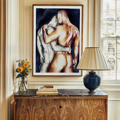 Two Lovers in Contrast – Art Print Artist Brenden Sanborn