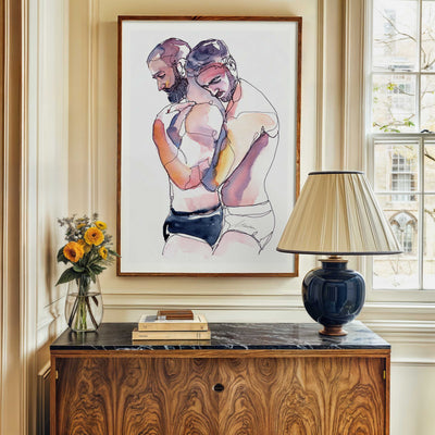 Holding On in Gentle Light – Art Print Artist Brenden Sanborn