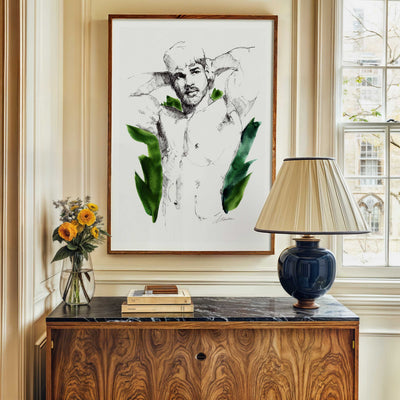 Resting Among the Leaves – Art Print Artist Brenden Sanborn